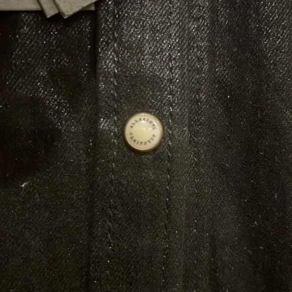 BNWT All Saints wax costed western shirt. Size US10/UK14 - Picture 5 of 9
